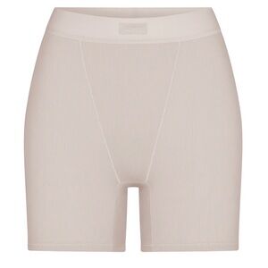 Skims cotton rib boxer in stone